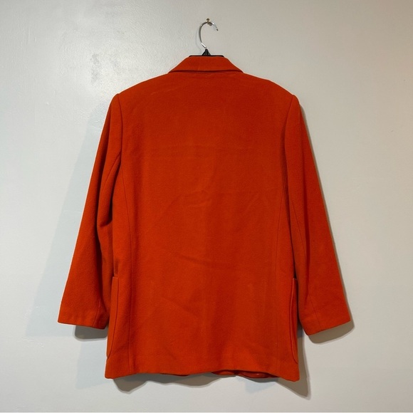 HUNT CLUB WOMEN'S BLAZER JACKET SIZE 8 100% WOOL TWO POCKET LINED Vintage 90’ - Picture 3 of 12